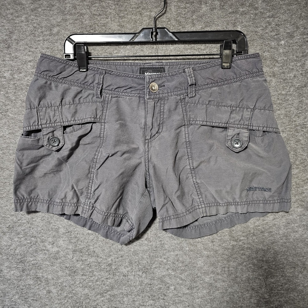 Marmot Shorts Womens Large‎ 12 Hiking Outdoors Khaki Casual Ginny SPF Gorpcore